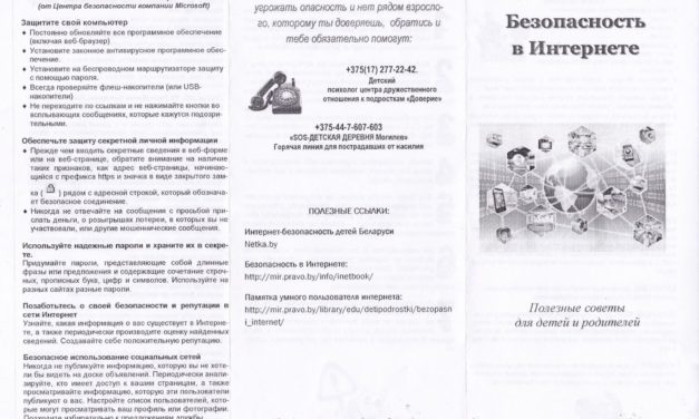 Безопасность в интернете