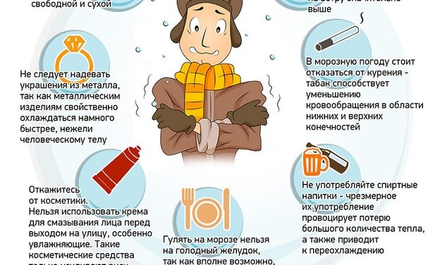 Профилактика обморожений