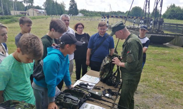 Экскурсия в воинскую часть 72471 в деревне Пашково