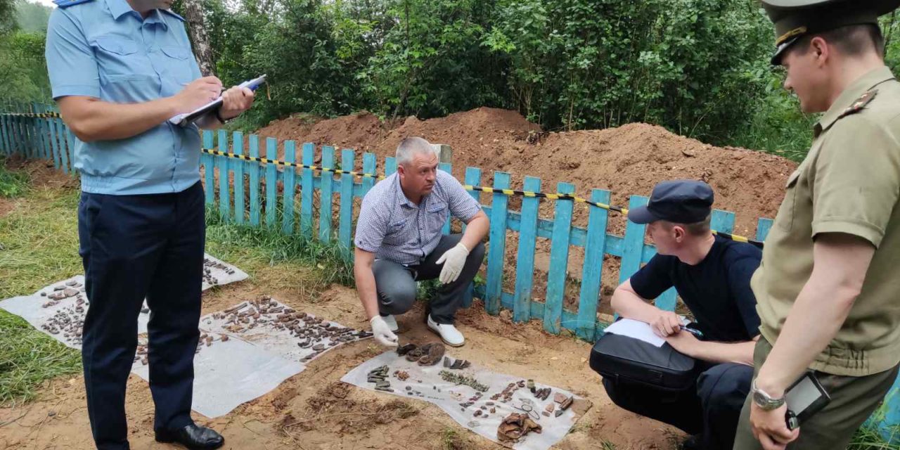 Раскопки в Шкловском районе