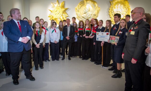 Ученики 8 класса посетили Музей Славы Могилевщины