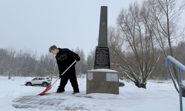 ▌ Ученики 8Д класса провели акцию памяти в Полыковичах