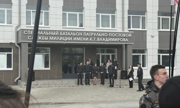 Будущее под защитой: ученики СШ №15 Могилева на Дне открытых дверей в полку ППСМ